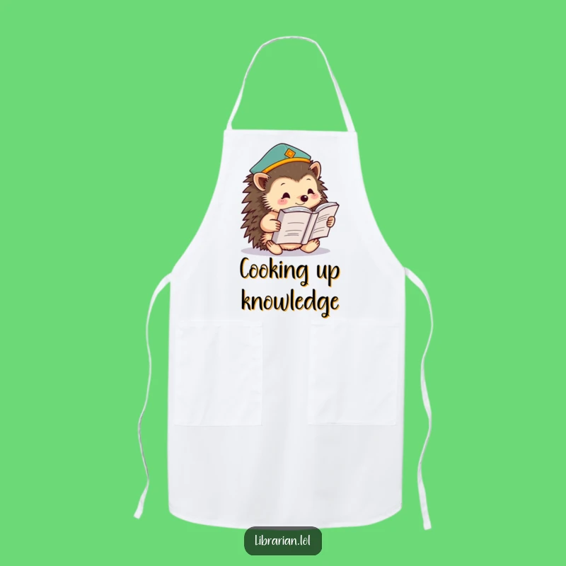 Funny Hedgehog Apron - Cook Up Laughs in the Kitchen with This Study Design