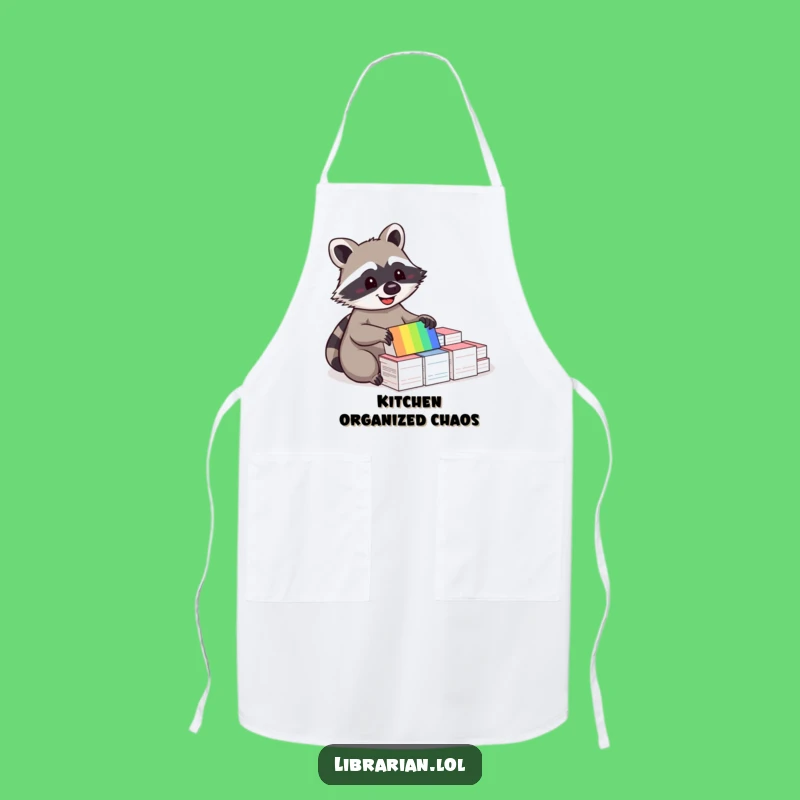 Funny Raccoon Chef Apron - Kitchen Organization with a Smile