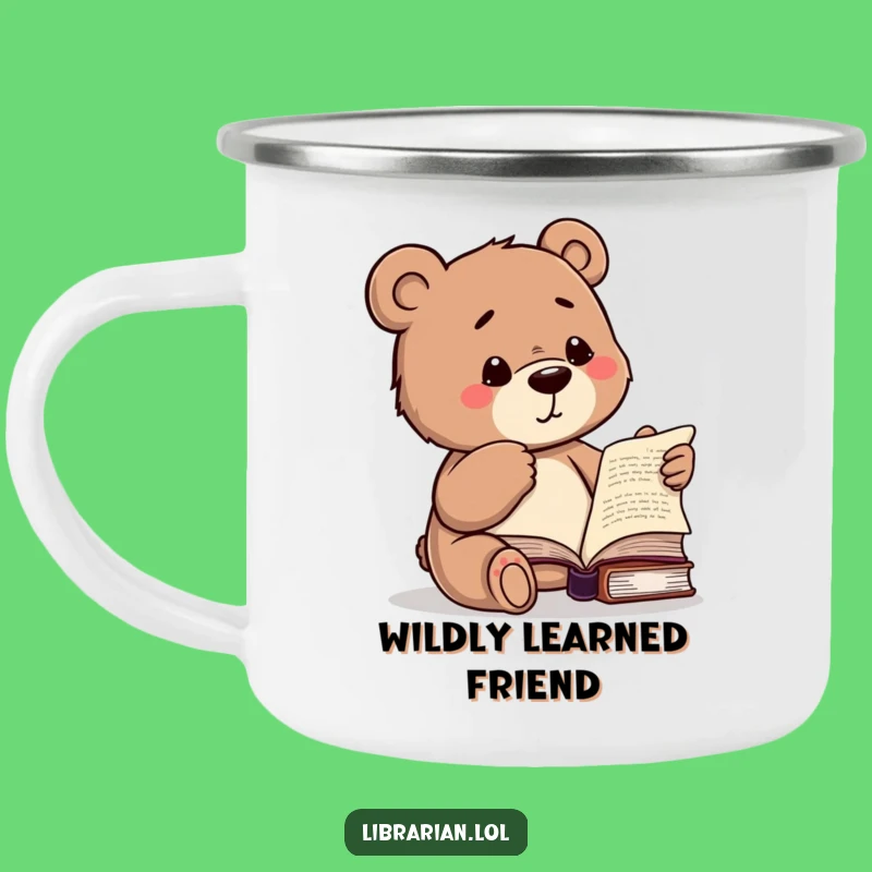 Funny Bear Knows Best Camping Mug - Adventure and Humor for Readers
