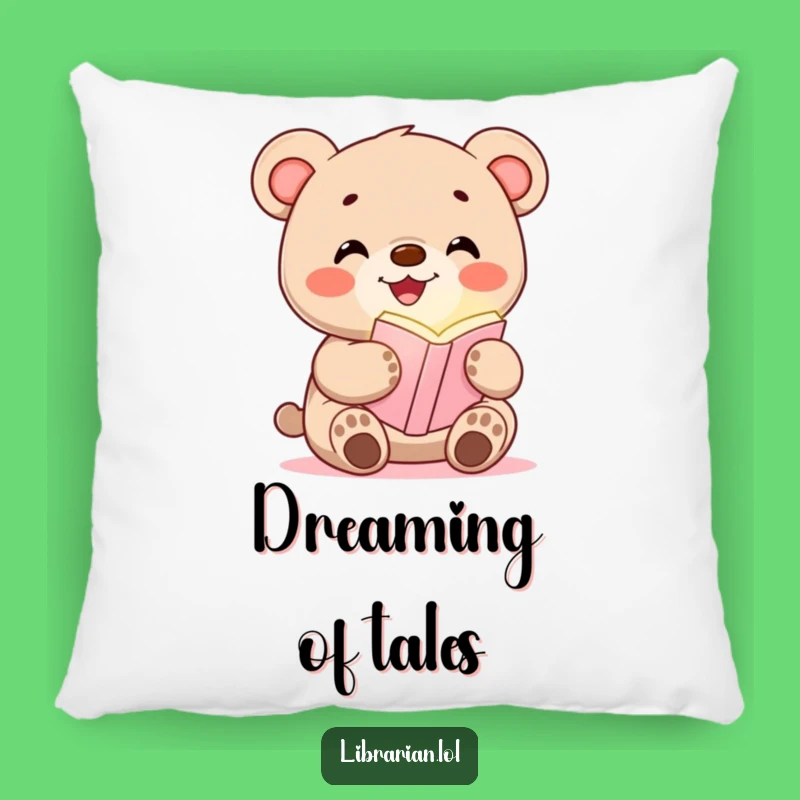Funny Bear Cub Bookmark Pillow: Cozy Comfort for Reading Enthusiasts