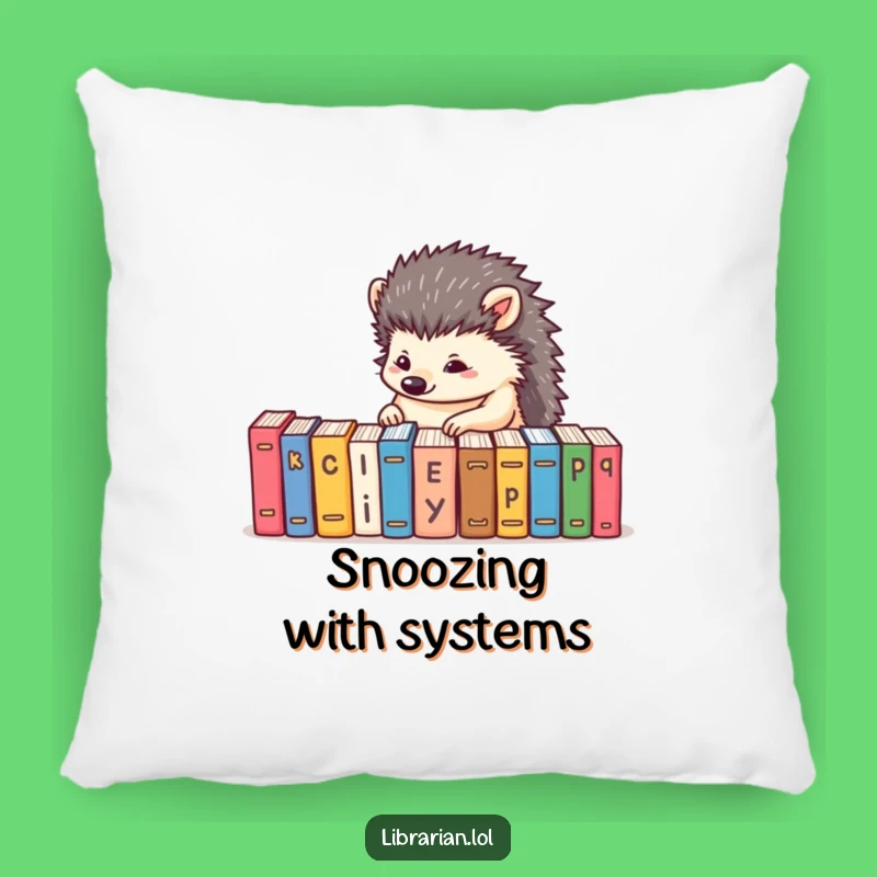 Funny Hedgehog Organizer Pillow - Cozy Comfort for Tidy Spaces