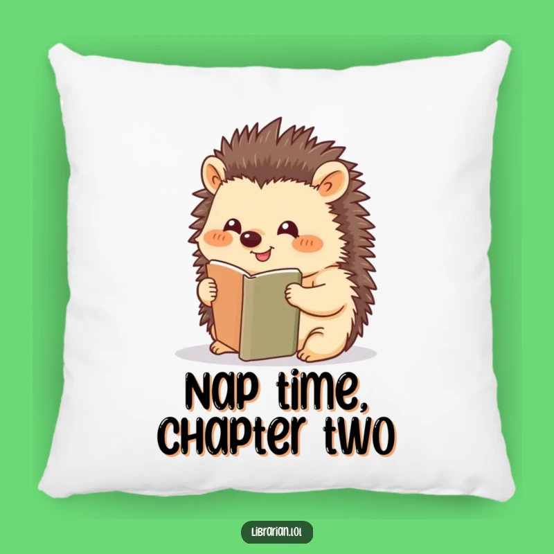 Funny Hedgehog Bookmark Pillow - Cozy Comfort & Cute Decor, Great Funny Gift