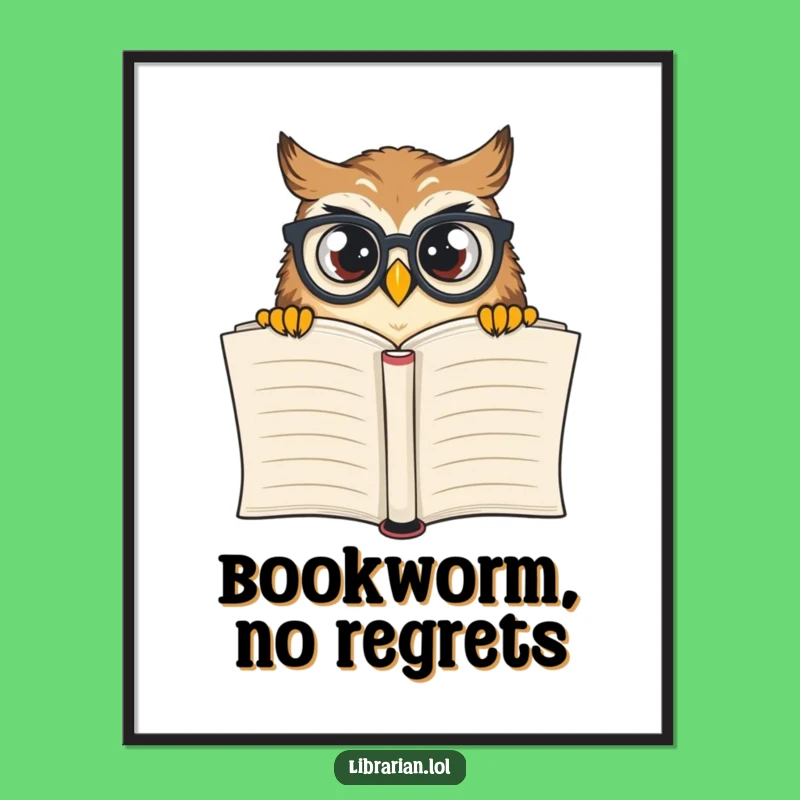 Funny Owl Digital Art: Instant Download, Whimsical Wall Decor, Ideal Funny Gift