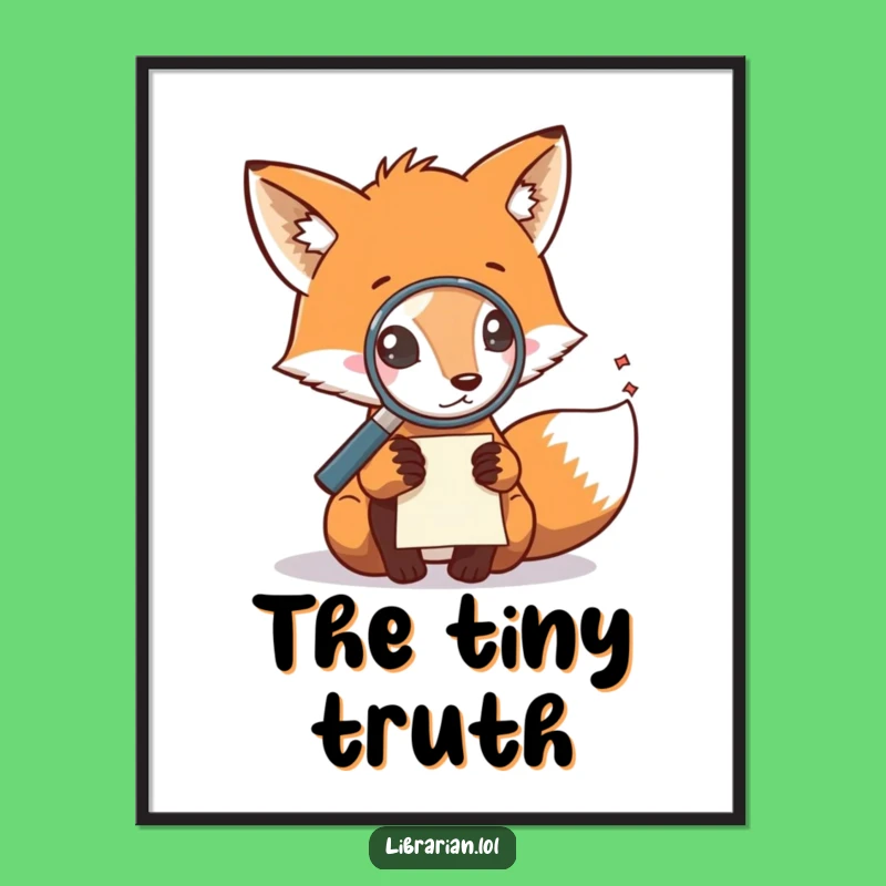 Funny Fox Detective Digital Art: Instant Intrigue for Your Walls