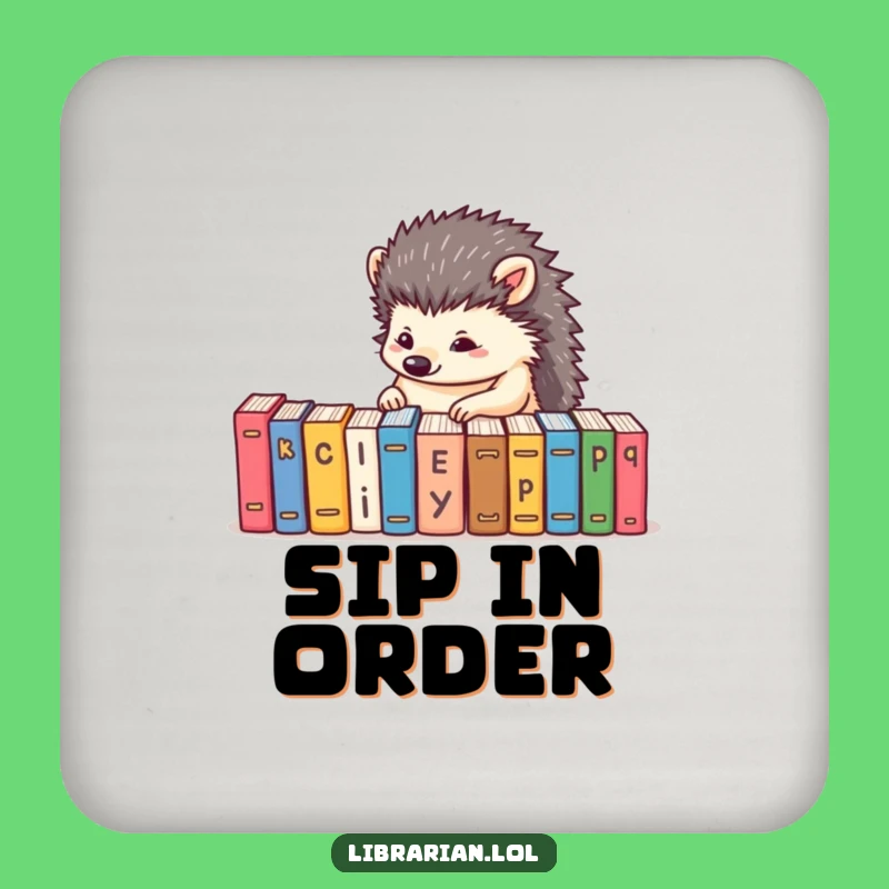 Funny Hedgehog Organizer Coaster - Protect Surfaces with Order