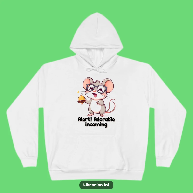 Funny Mouse Hoodie: Cozy Cheerful Bell Ringer Gift for Smart Tinks
