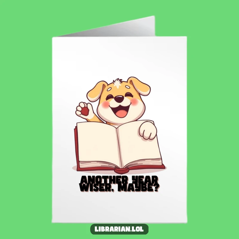 Free Printable Birthday Card: Happy Dog Stamping Book, Hilarious Downloadable for Dog Lovers
