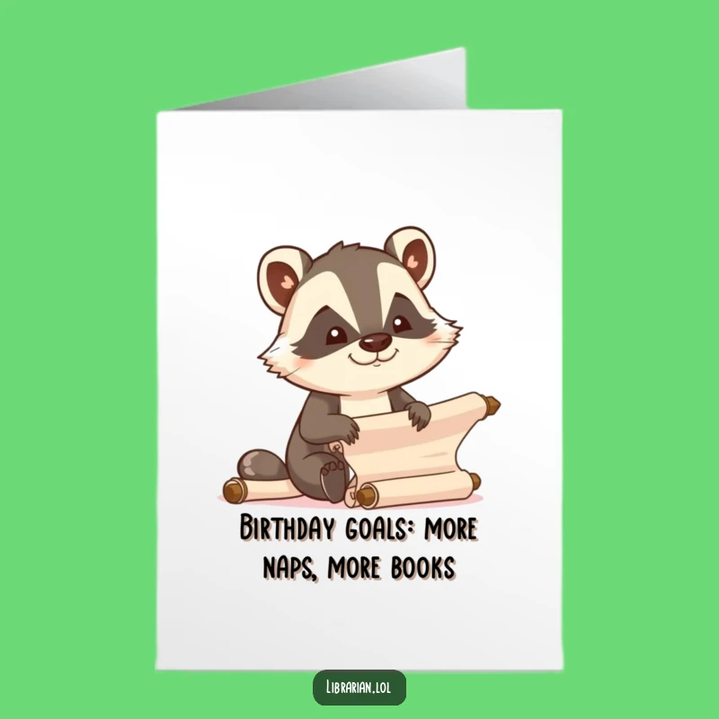 Badger's Birthday Brilliance: Free Printable Card & Downloadable Fun