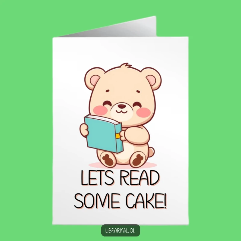 Free Printable Happy Birthday Bear Cub Card: Adorable Downloadable Gift for Book Lovers