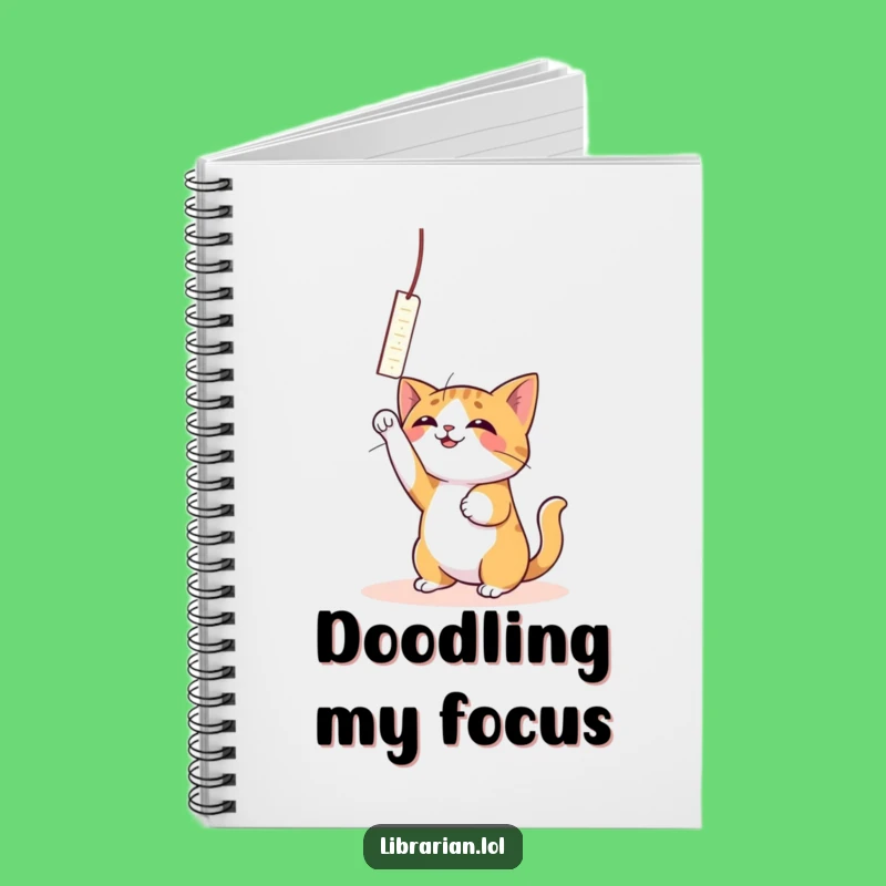 Funny Cat Bookmark Notebook - Write with Playful Joy, Hilarious Journal