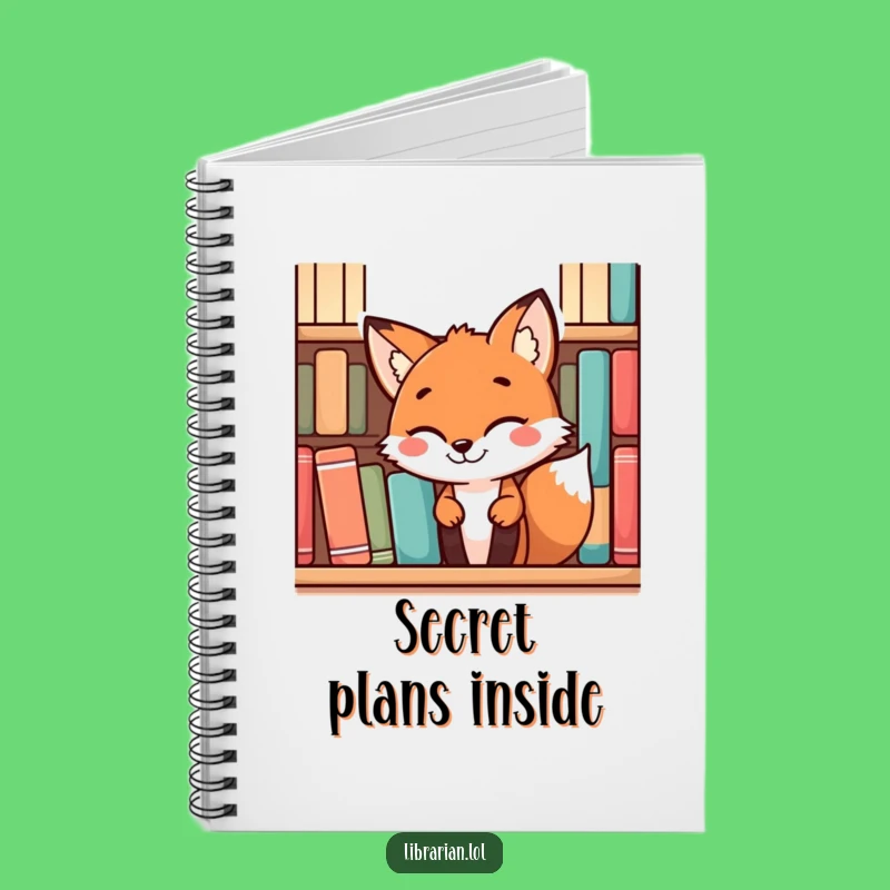 Funny Fox Notebook: Jot Down Your Mischief, Perfect Funny Gift for Planners