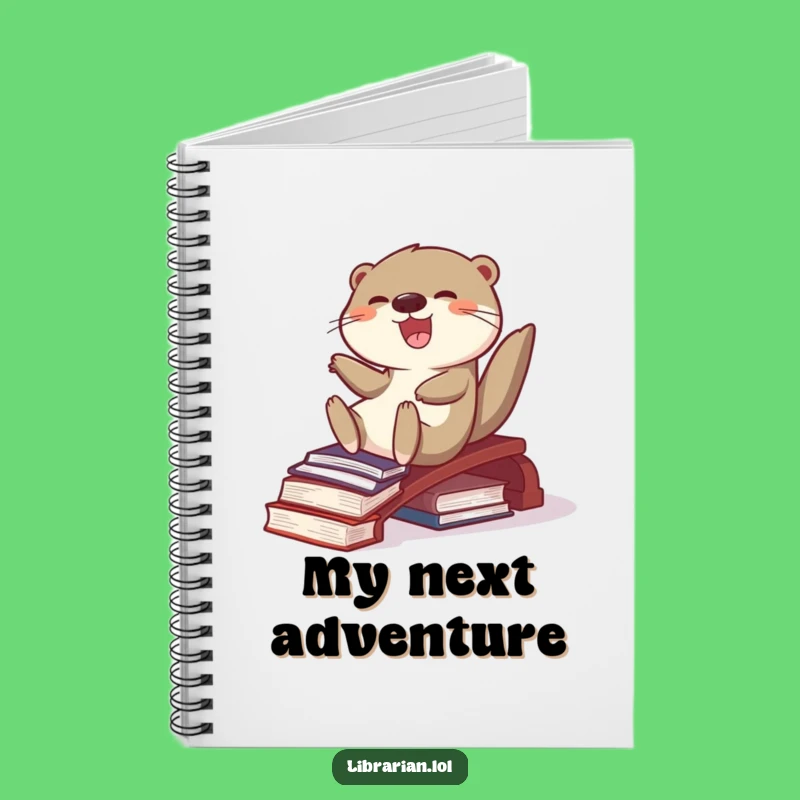 Funny Otter Notebook - Jot Down Happy Thoughts with This Hilarious Book Buddy