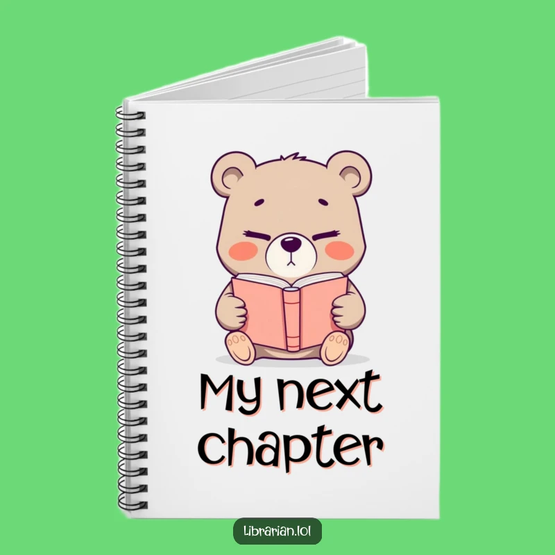 Funny Determined Bear Book Notebook: Jot Down Your Own Stories