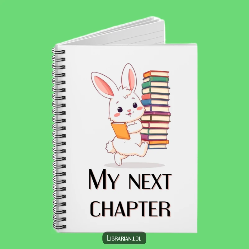 Funny Bunny Librarian Notebook: Hilarious Journal for Book Notes - Great Gift