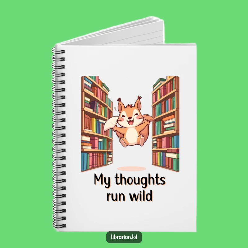 Funny Squirrel Notebook - Perfect for Jotting Down Book Ideas and Notes