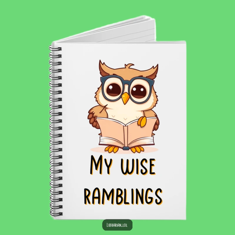 Funny Owl Scholar Notebook: Wise Journal, Intellectual Plans