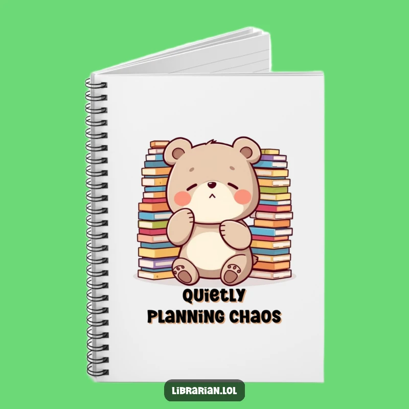 Funny Quiet Notebook: Organize Your Thoughts with This Hilarious Bear Journal