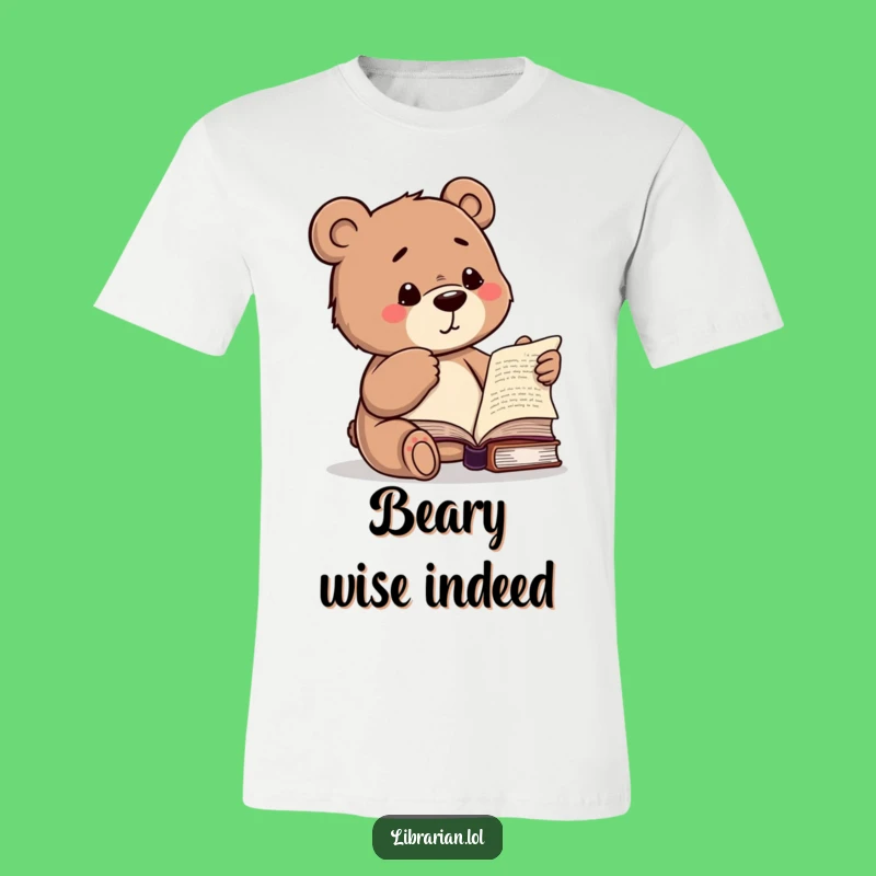 Funny Bear Knows Best T-Shirt - Hilarious Book Lover Apparel