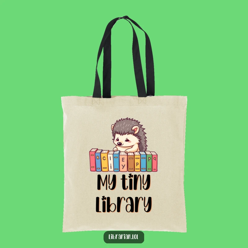 Funny Hedgehog Organizer Tote Bag - Carry Your Essentials with Order